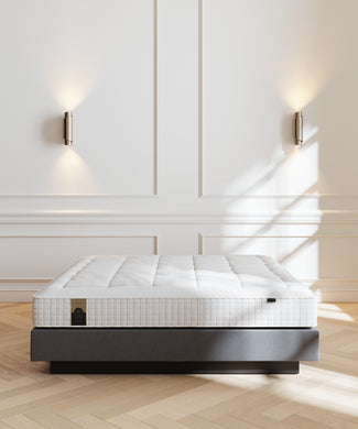 DOUXE Black Label Boxspring + Black Label Mattress | Swedish Grey