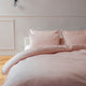 Duvet Cover Set Egyptian Cotton Percale 400 TC | Blush Pink