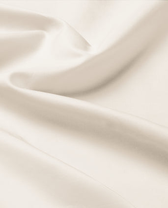 Duvet Cover Set & Fitted Sheet Percale | Chalk White