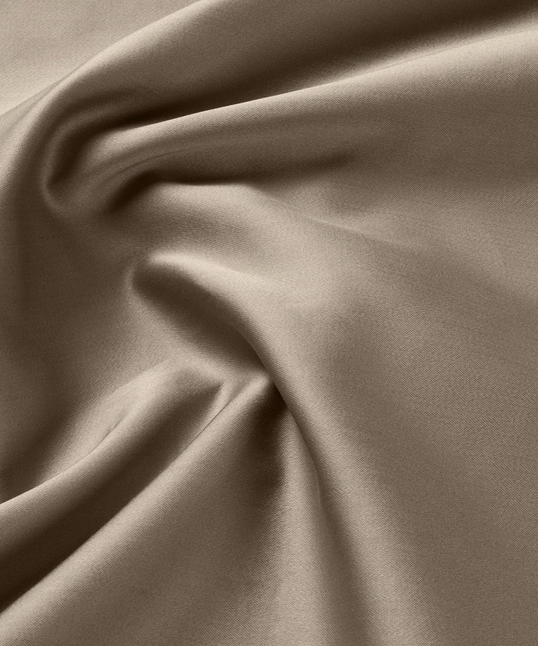 Duvet Cover Set + Fitted Sheet Egyptian Cotton Sateen | Champagne