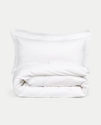 DOUXE Down Bedding Set | White Flange