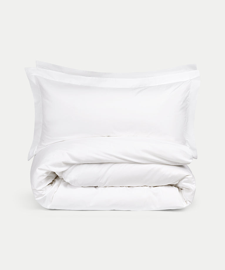 DOUXE Down Bedding Set | White Flange