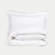 DOUXE Down Bedding Set | White Flange