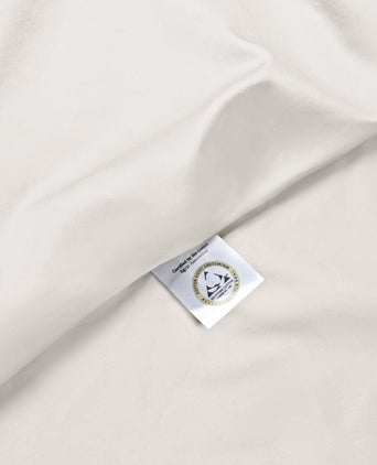 Duvet Cover Set + Fitted Sheet Egyptian Cotton Sateen | Cream