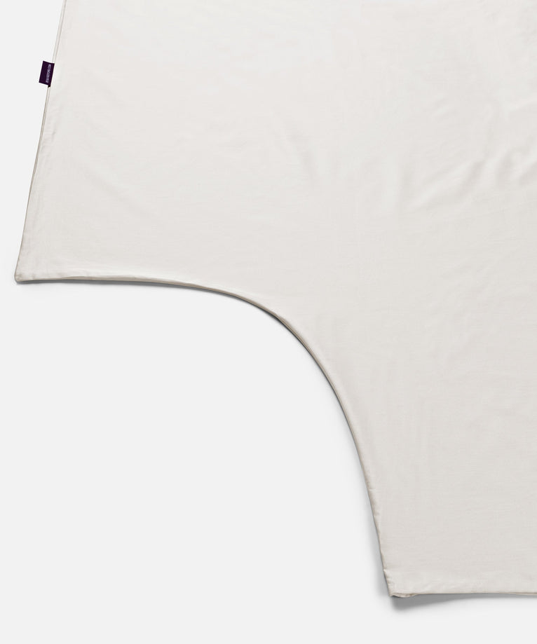 Duvet Cover Set + Fitted Sheet Egyptian Cotton Sateen | Cream