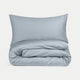 Dekbedovertrekset Egyptisch katoen Satijn 400TC | Misty Blue | Outlet