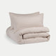 Duvet Cover Set & Fitted Sheet Washed Linen | Oat