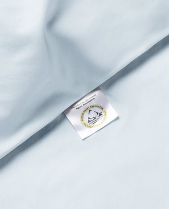 Kids Duvet Cover Egyptian Cotton Percale 400TC Pastel Blue - Petit Hôtel