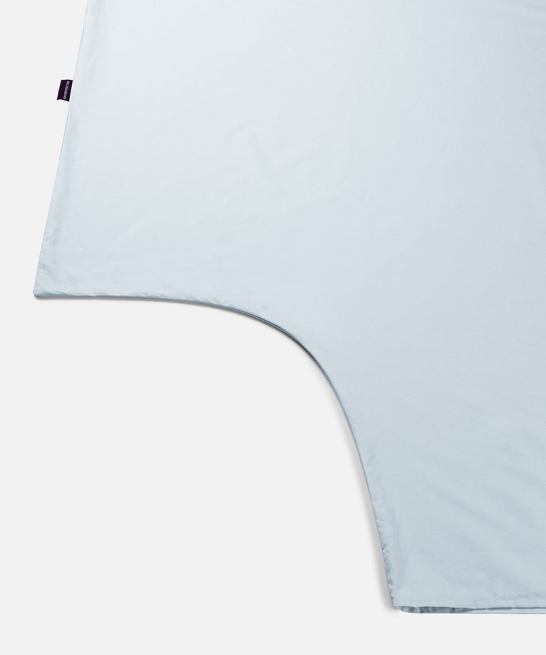 Kids Duvet Cover Egyptian Cotton Percale 400TC Pastel Blue - Petit Hôtel