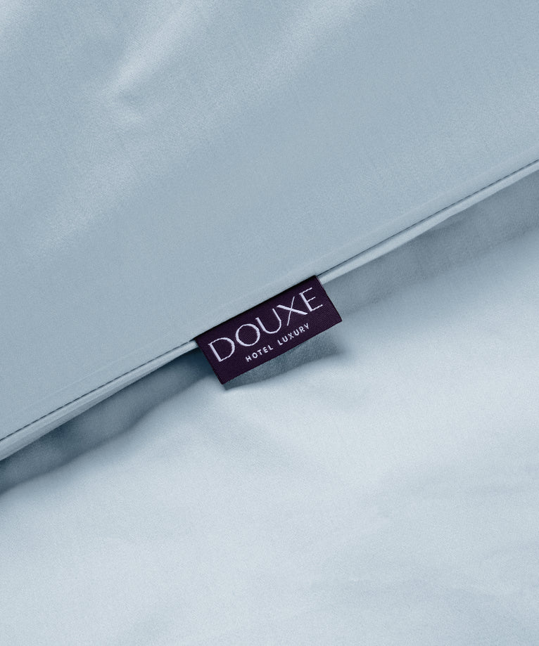 Duvet Cover Set & Fitted Sheet Sateen | Pastel Blue