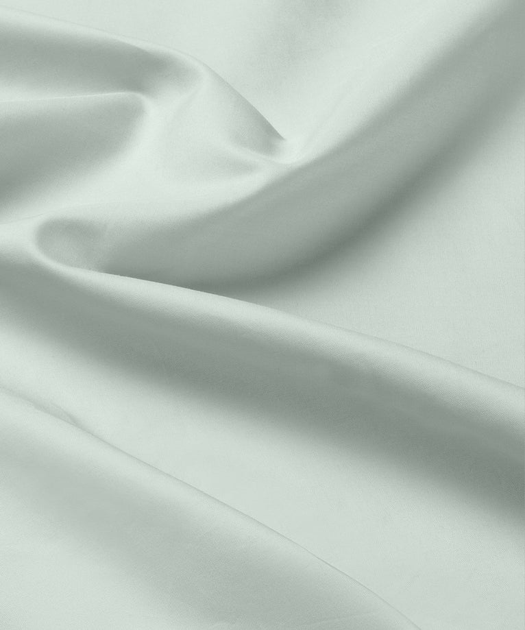 Set of 2 Pillowcases Egyptian Cotton Percale 400TC | Pastel Green