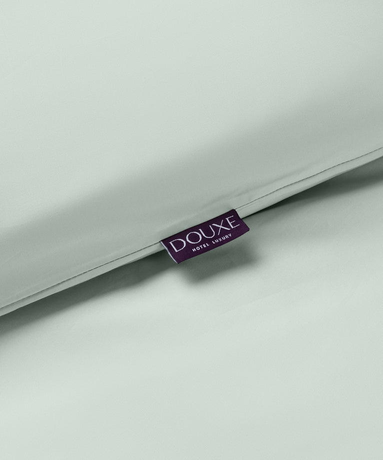 Kids Duvet Cover Egyptian Cotton Percale 400TC Pastel Green - Petit Hôtel