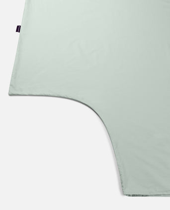 Duvet Cover Set Egyptian Cotton Percale 400 TC | Pastel Green