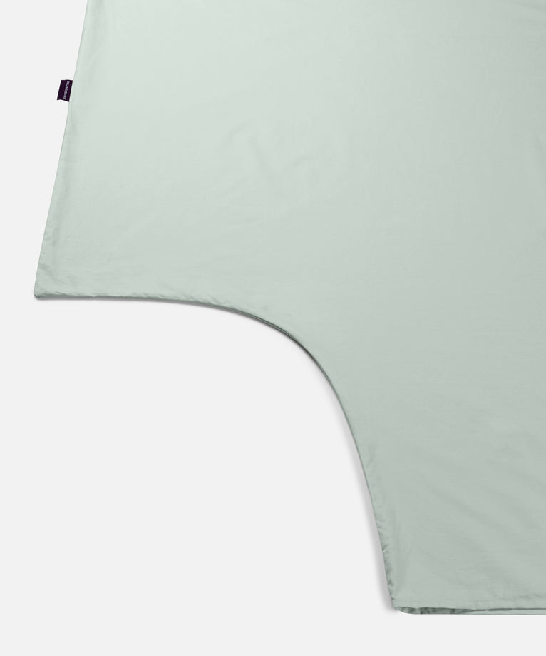 Duvet Cover Set Egyptian Cotton Percale 400 TC | Pastel Green