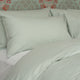 Duvet Cover Set Egyptian Cotton Percale 400 TC | Pastel Green