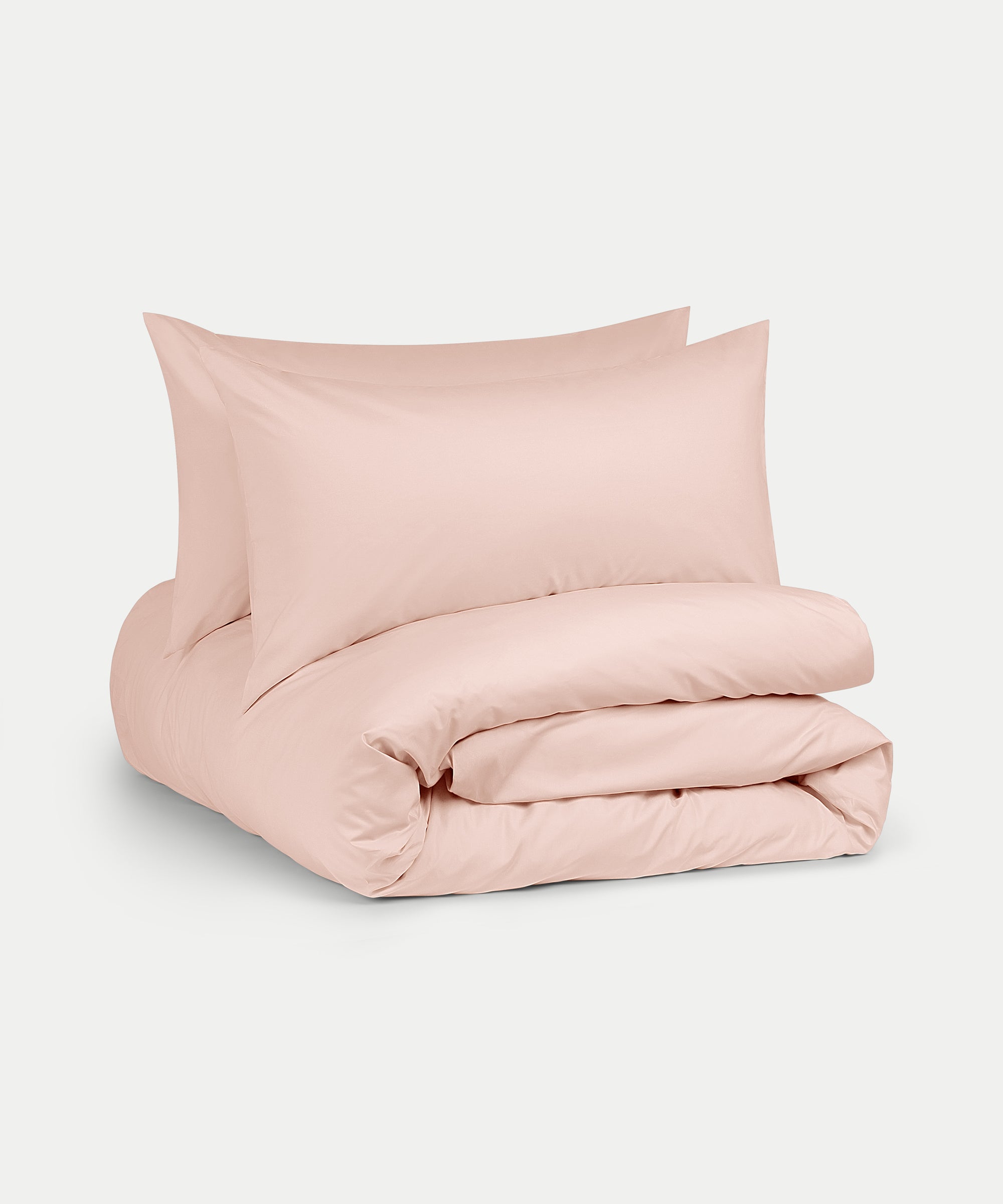 Duvet Cover Set Egyptian Cotton Percale 400 TC | Blush Pink