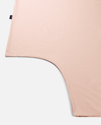 Duvet Cover Set & Fitted Sheet Percale | Blush Pink