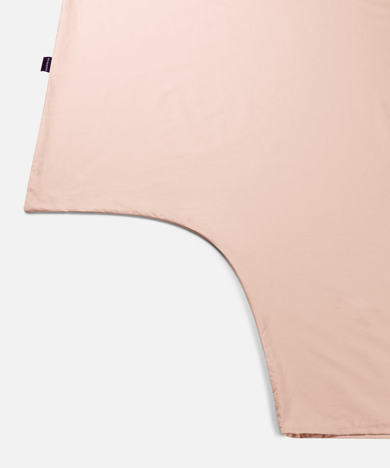 Duvet Cover Set & Fitted Sheet Percale | Blush Pink