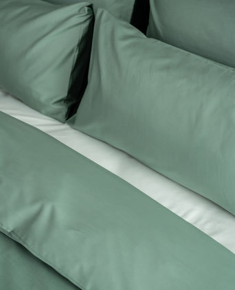Duvet Cover Set Egyptian Cotton Sateen 400 TC | Sage Green