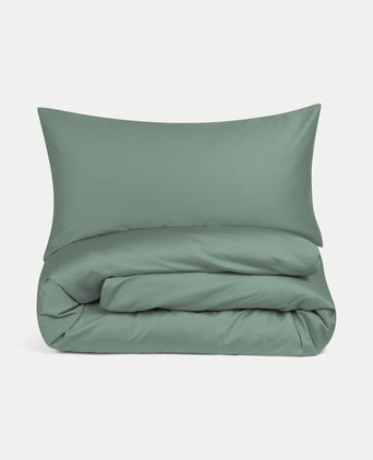 Duvet Cover Set Egyptian Cotton Sateen 400 TC | Sage Green