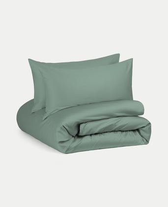 Duvet Cover Set Egyptian Cotton Sateen 400 TC | Sage Green