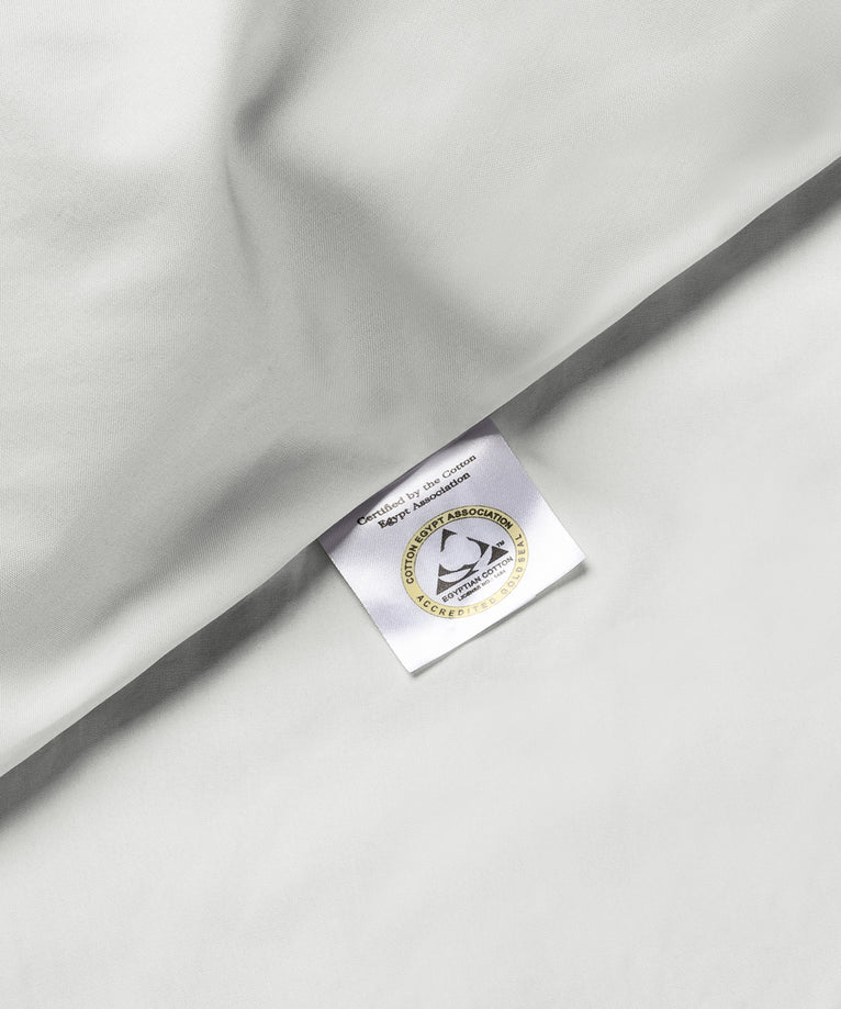 Duvet Cover Set & Fitted Sheet Percale | Silver Grey