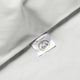 Duvet Cover Set & Fitted Sheet Percale | Silver Grey