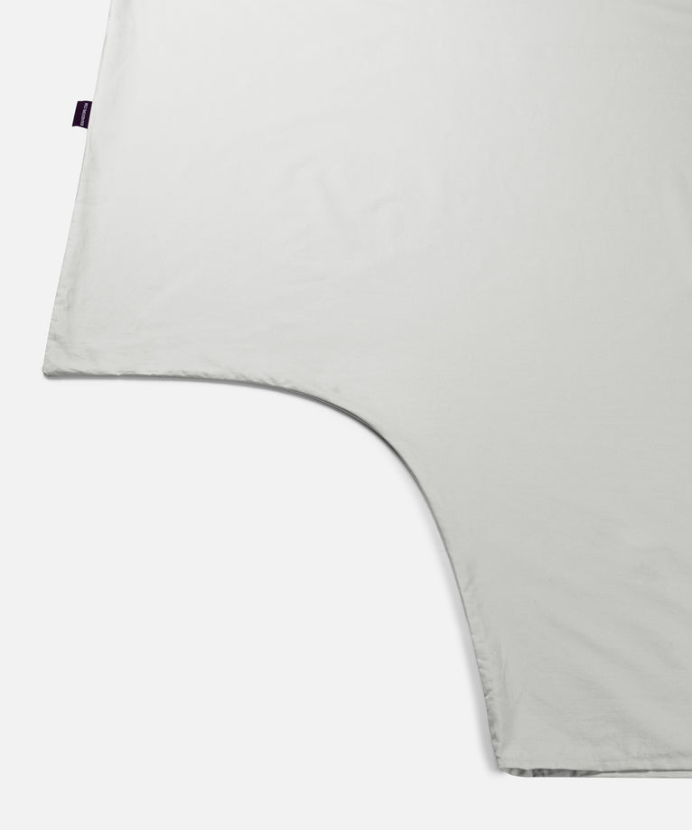 Duvet Cover Set & Fitted Sheet Percale | Silver Grey