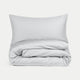 Kids Duvet Cover Egyptian Cotton Percale 400TC Silver Grey - Petit Hôtel