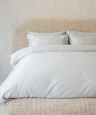 Duvet Cover Set Egyptian Cotton Sateen 400 TC | Silver Grey