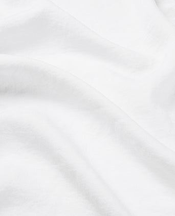 Duvet Cover Set & Fitted Sheet Washed Linen | White