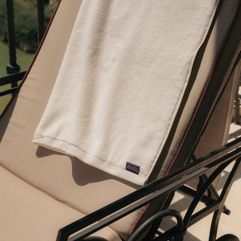 Towel zero-twist cotton 100x150 cm | White