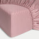 Fitted Sheet Egyptian Cotton Sateen 400TC | Blush Pink