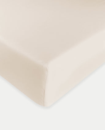 Duvet Cover Set & Fitted Sheet Percale | Chalk White