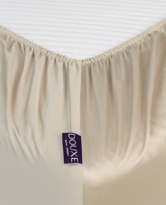 Fitted Sheet Egyptian Cotton Sateen 400TC | Champagne