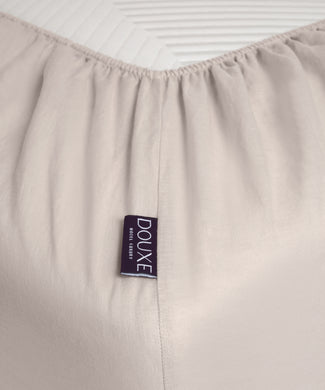 Fitted Sheet 100% Washed Linen | Oat
