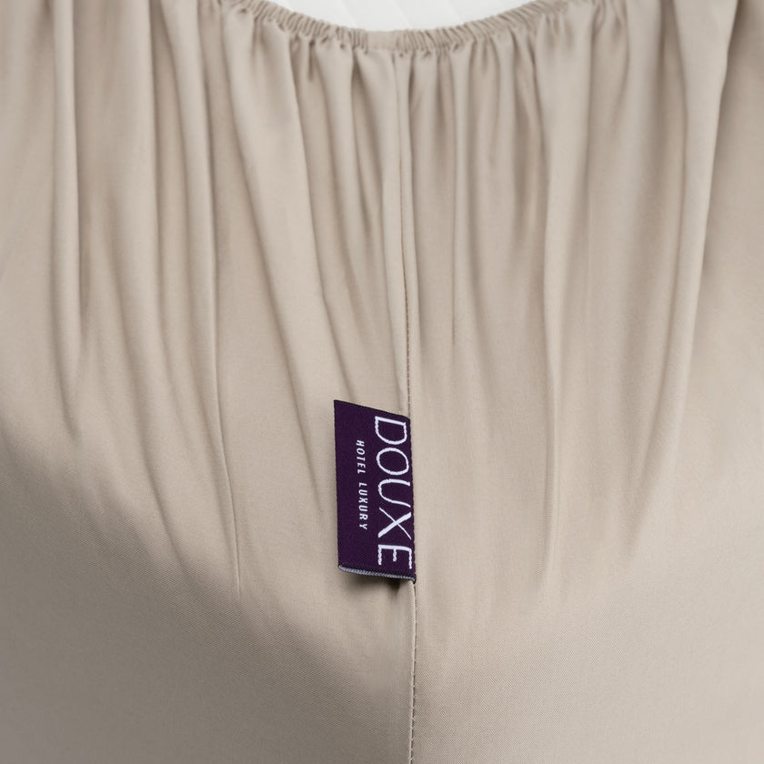 Fitted Sheet Egyptian Cotton Percale 400TC | Latte