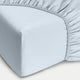 Hoeslaken Egyptisch katoen Percal 400TC | Pastel Blue