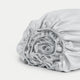 Fitted Sheet Egyptian Cotton Sateen 400TC | Silver Grey