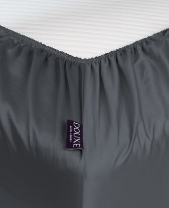 Egyptian Cotton Fitted Sheet Sateen 400TC | Stormy Grey