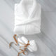 Bathrobe and slippers gift set | White