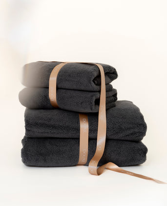 Towel set Essential (4 pcs) | Anthracite