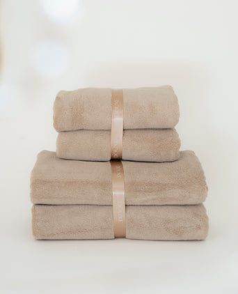 Towel set Essential (4 pcs) | Latte