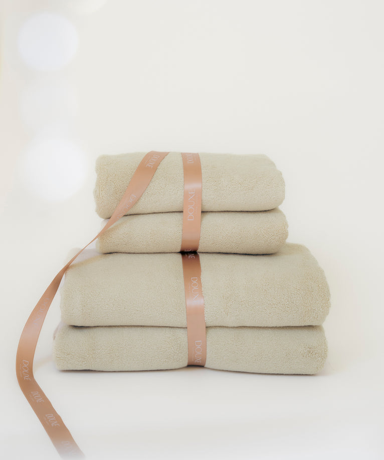 Towel set Essential (4 pcs) | Pebble Beach