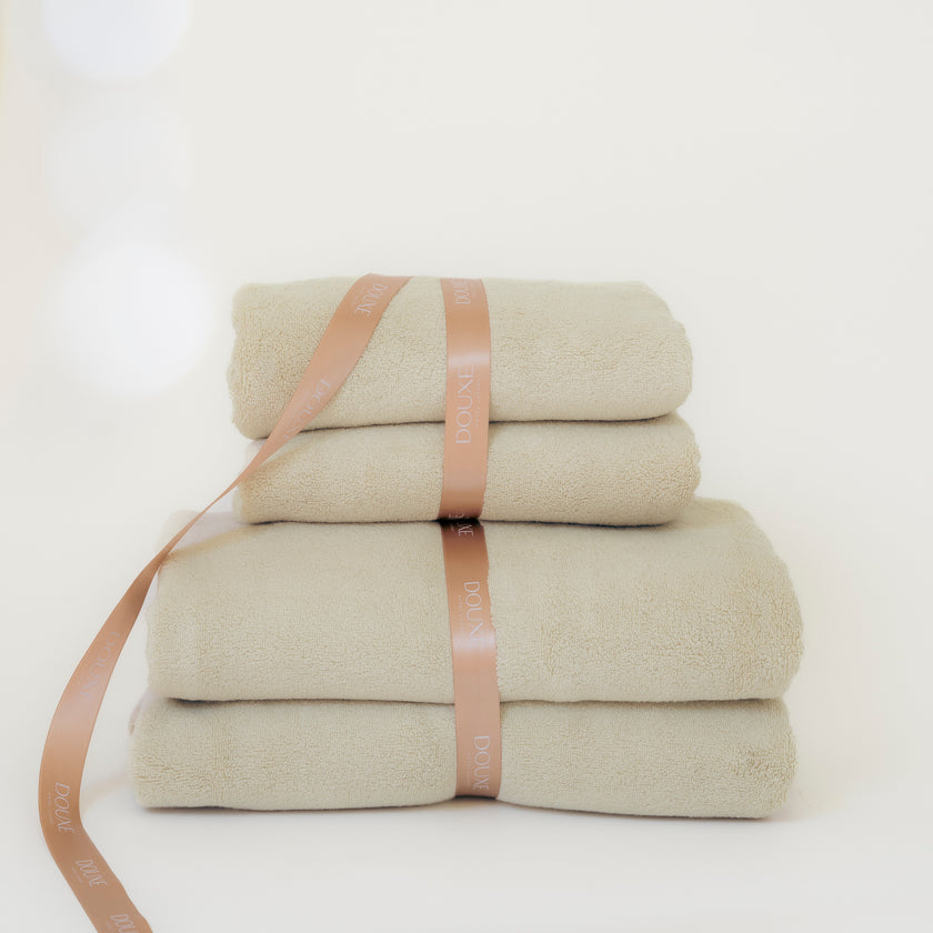 Towel set Essential (4 pcs) | Pebble Beach