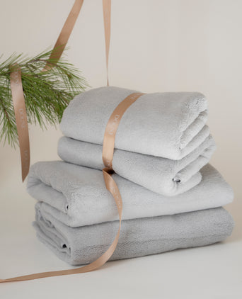 Towel set Essential (4 pcs) | Silver Grey