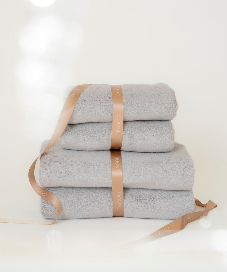 Towel set Essential (4 pcs) | Silver Grey