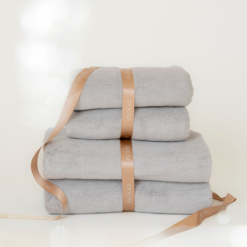 Towel set Essential (4 pcs) | Silver Grey