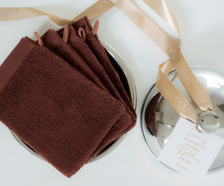 washcloths chestnut xmas