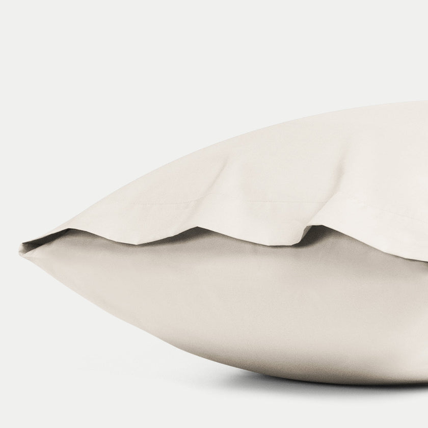 Kids Pillowcase Egyptian Cotton Percale 400TC Chalk White - Petit Hôtel